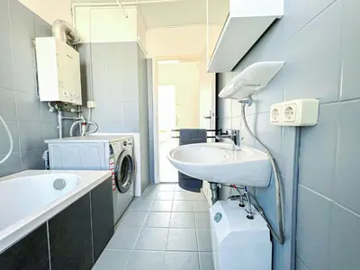 Ein Badezimmer in der Unterkunft Monteurswohnungen in Augsburg und Umgebung
