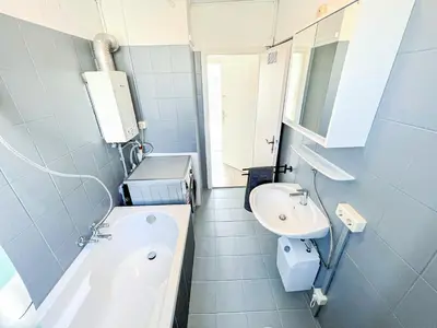 Ein Badezimmer in der Unterkunft Monteurswohnungen in Augsburg und Umgebung