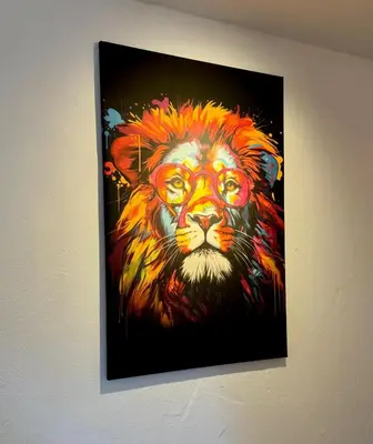 Grundriss der Unterkunft Lion Flat 2 Zimmer Wohnung in Vohburg mit Büro