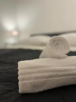 Ein Bett oder Betten in einem Zimmer der Unterkunft Munich Top Place direkt am Karlsplatz - Stachus 70 qm mit 2 Schlafzimmer Apartment Mila