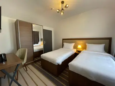 Ein Bett oder Betten in einem Zimmer der Unterkunft Hotel Casa Andalucia