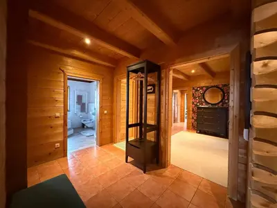 Ein Bett oder Betten in einem Zimmer der Unterkunft Ferienwohnung am Kastanienbaum