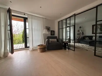 Ein Bett oder Betten in einem Zimmer der Unterkunft Alz-Apartment