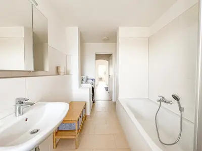 Ein Badezimmer in der Unterkunft Apartment mit Küche & Balkon in Bad Wörishofen - Skyrise