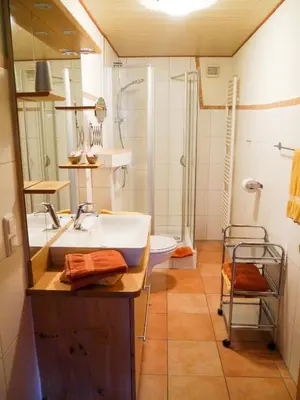 Ein Badezimmer in der Unterkunft Haus Reichl
