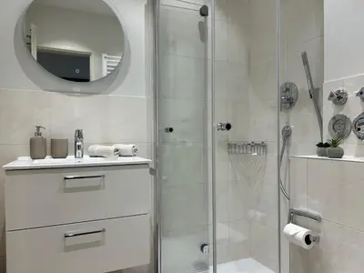 Ein Badezimmer in der Unterkunft ChiemNest Fewo