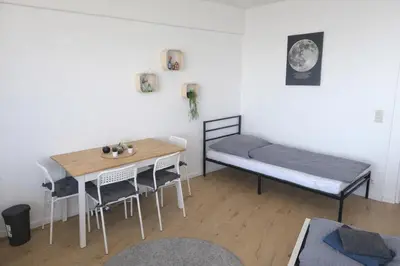 Ein Bett oder Betten in einem Zimmer der Unterkunft Penthouse Apartment im 20 Stock