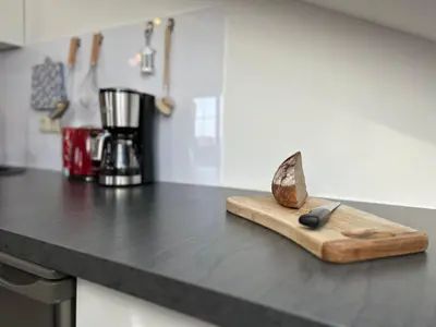 Küche/Küchenzeile in der Unterkunft Fischbacher Hof Studio Nr 9