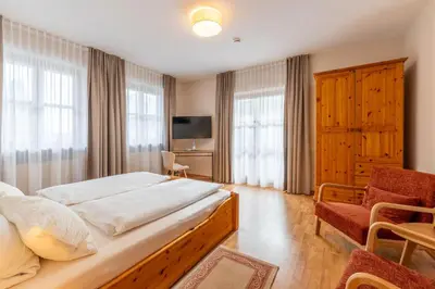 Ein Bett oder Betten in einem Zimmer der Unterkunft Apartments Bauer