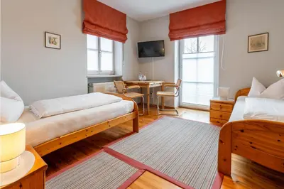 Ein Bett oder Betten in einem Zimmer der Unterkunft Apartments Bauer