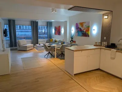 Grundriss der Unterkunft Munich Top Place Nähe Marienplatz mit 2 Schlafzimmer 70 qm Apartment Jennifer