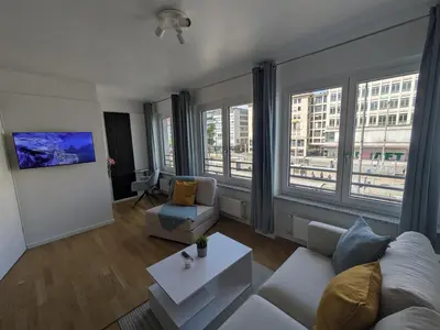 TV/Unterhaltungsangebot in der Unterkunft Munich Top Place Nähe Marienplatz mit 2 Schlafzimmer 70 qm Apartment Jennifer