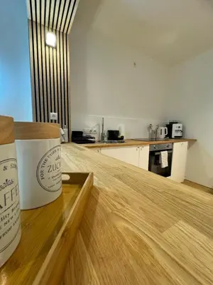 Küche/Küchenzeile in der Unterkunft Munich Top Place Nähe Marienplatz mit 2 Schlafzimmer 70 qm Apartment Jennifer