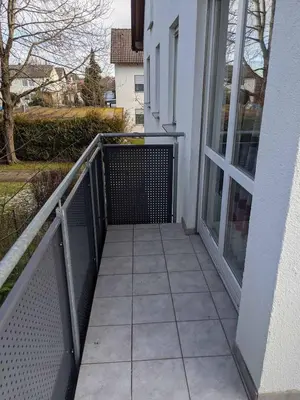 Ein Balkon oder eine Terrasse in der Unterkunft Ruhiges Apartment nähe Bahnhof HILTI