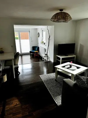 TV/Unterhaltungsangebot in der Unterkunft gemütliche Ferienwohnung mit Garten