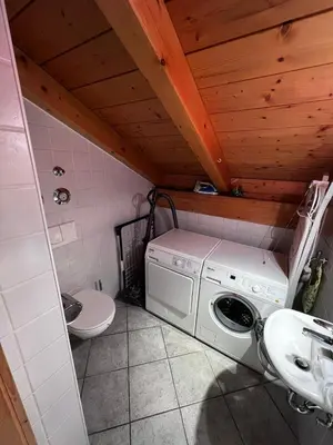 Ein Badezimmer in der Unterkunft Ferienwohnung Kaiserblick Garmisch-Partenkirchen