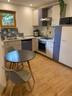 Küche/Küchenzeile in der Unterkunft Gemütliche Wohnung ruhig gelegen 75qm