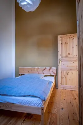Ein Bett oder Betten in einem Zimmer der Unterkunft Pretty apartment