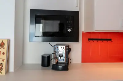 Küche/Küchenzeile in der Unterkunft Boutique Apartment in Freising, nahe München und Flughafen München