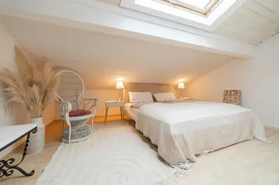 Ein Bett oder Betten in einem Zimmer der Unterkunft Casa di Stark