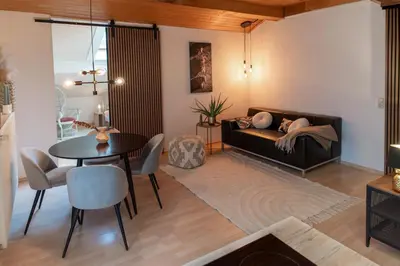 Ein Sitzbereich in der Unterkunft Casa di Stark
