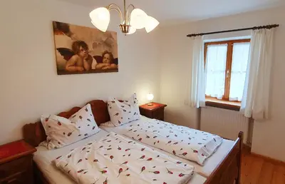 Ein Bett oder Betten in einem Zimmer der Unterkunft Pletschacher Franz - Maschtlhof -
