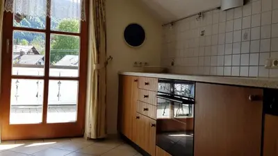 Küche/Küchenzeile in der Unterkunft Ferienwohnung Gerold