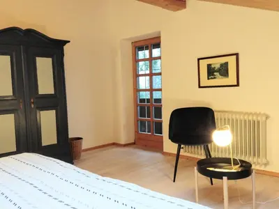 Ein Bett oder Betten in einem Zimmer der Unterkunft Chalet am kleinen See