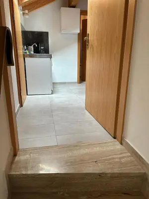 Küche/Küchenzeile in der Unterkunft Ferienwohnung Hamberger