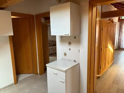 Küche/Küchenzeile in der Unterkunft Ferienwohnung Hamberger