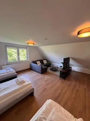 Ein Bett oder Betten in einem Zimmer der Unterkunft Bavaria Home - No 5 Upgrade