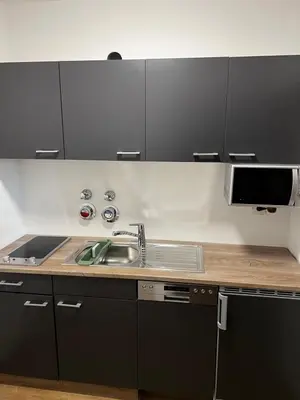 Küche/Küchenzeile in der Unterkunft Apartment in Prien am Chiemsee