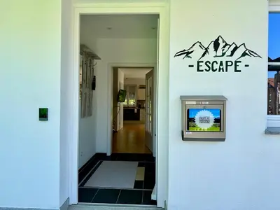 Ein Zertifikat, Auszeichnung, Logo oder anderes Dokument, das in der Unterkunft Escape by Landhaus Lindenberg ausgestellt ist
