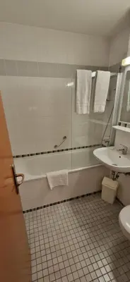 Ein Badezimmer in der Unterkunft Studio Burghotel Aschau