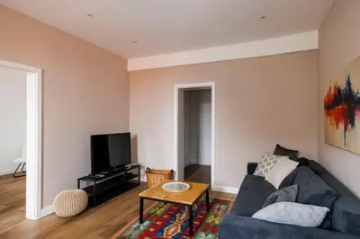 TV/Unterhaltungsangebot in der Unterkunft zentrale Ferienwohnung neu renoviert