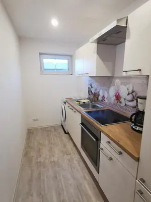 Küche/Küchenzeile in der Unterkunft Apartment in Landsberg, Erpfting
