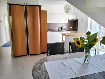 Küche/Küchenzeile in der Unterkunft Schöne Wohnung Landsberg am Lech