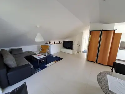 TV/Unterhaltungsangebot in der Unterkunft Schöne Wohnung Landsberg am Lech