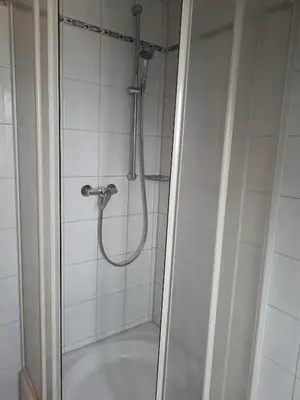 Ein Badezimmer in der Unterkunft Schöne Wohnung in S-Bahn-Nähe
