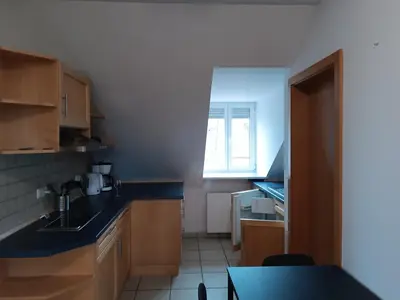 Küche/Küchenzeile in der Unterkunft Schöne Wohnung in S-Bahn-Nähe