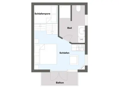 Grundriss der Unterkunft Bauernhofchalet Geigerhof