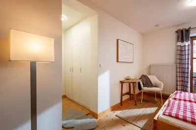 Ein Bett oder Betten in einem Zimmer der Unterkunft Almgasthof Grafenherberg