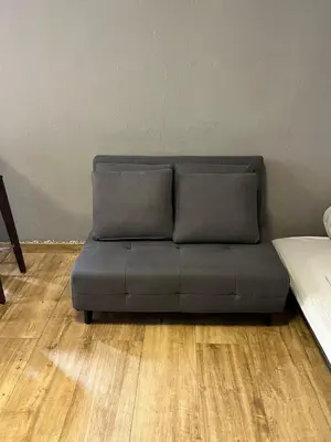 Ein Sitzbereich in der Unterkunft Zimmer Apartment Privat
