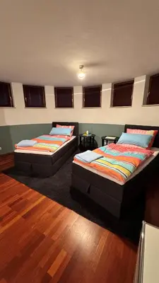 Ein Bett oder Betten in einem Zimmer der Unterkunft Exklusives City Studio in Neuhausen - stilvoll wohnen nahe Schloss Nymphenburg