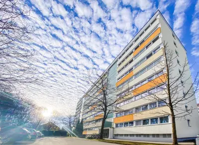Das Gebäude in dem sich die Ferienwohnung befindet