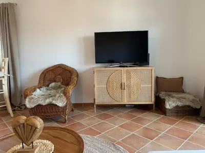 TV/Unterhaltungsangebot in der Unterkunft Ferienwohnung mit Herz Chiemsee
