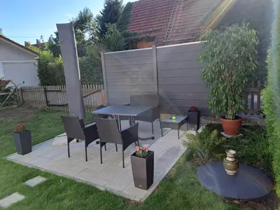 Ein Garten an der Unterkunft Ferienwohnung Richter