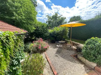 Ein Garten an der Unterkunft Villa Kunterbunt - Entspannung pur