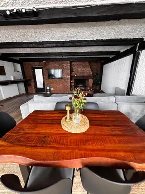 Ein Sitzbereich in der Unterkunft Bade Homes Deluxe
