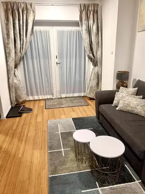 Ein Sitzbereich in der Unterkunft Studio Magnolien Apartment